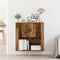 vidaXL - Wandkast - in - oude - look - 80x33x80 - cm - Gelaagd - Hout