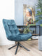 Fauteuil Dorus Adore Velvet - Petrol 24