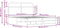 vidaXL - Bedframe - zonder - matras - bewerkt - hout - gerookt - eiken - 140x190 - cm