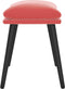 vidaXL - Voetenbank - 45x29,5x35 - cm - fluweel - roze