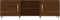 vidaXL - Tv-meubel - 150x30x50 - cm - bewerkt - hout - bruin - eikenkleur