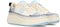 POSH by Poelman COCO - Dames Sneakers - Vetersluiting 4,5 cm hak - Blauw met combinatie