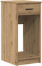 vidaXL - Computertorenstandaard - met - lade - 35x45x77 - cm - artisanaal - eiken