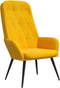 vidaXL Relaxstoel fluweel mosterdgeel