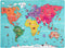 houten legpuzzel wereldkaart met wereldbol