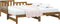 vidaXL - Slaapbank - uitschuifbaar - 2x(80x200) - cm - grenenhout - honingbruin