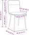vidaXL - Eetkamerstoelen - 2 - st - fluweel - geel