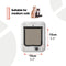 Cat Mate Vergrendelbaar Microchip Kattenluik - met 4-vergrendelingsstanden - 24,6 cm x 19,7 cm - Enkel of meervoudig glas, houten en UPVC/metalen deuren, wanden - Wit 360W