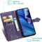 iMoshion Hoesje Geschikt voor Xiaomi Redmi Note 10 (5G) Hoesje Met Pasjeshouder - iMoshion Mandala Bookcase - Paars