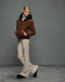 ELLE Chic Britt - Winterjas - Reversible - Bruin (158/164)