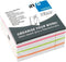 Info sticky notes - 450 vel - 75x75mm - wit, roze, groen, oranje - IN-5654-68