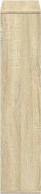 vidaXL - Boekenkast - 63x20x90 - cm - bewerkt - hout - sonoma - eikenkleurig