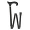 Able2 Luxe opvouwbare wandelstok - Derby handvat ergonomisch - zwart