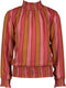 NONO Tipi - Meisjes Blouse - Gestreept met smock col - Maat 134/140