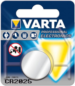 Varta CR2025 - Knoopcel batterij - 3 Volt 170 mAh - Geschikt voor autosleutels camera's rekenmachines