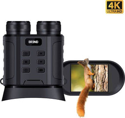 BREND BR-2242 - Digitale Verrekijker - Nachtzicht 300 meter - 4K 40MP IPS-scherm (32GB)