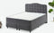 Dreamhouse Marrakech Opberg Boxspring Bed - 180x200 - VELVET ANTRACIET - Met veel Opbergruimte en Inclusief Hoofdbord.