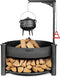 CookKing Multi-functionele Vuurschaal Montana X met Grillrooster 60 cm - Hoge Kwaliteit Staal - Handgemaakt in Europa