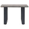 vidaXL - Salontafel - met - natuurlijke - randen - 60x60x40 - cm - acaciahout - grijs