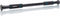 Avento Deurpost Trainingsstang - Verstelbaar 65-105 cm - Staal - Zwart