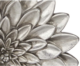 Decoratieve figuren Mandala Zilverkleurig 29 x 39 x 10 cm (4 Stuks)