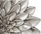 Decoratieve figuren Mandala Zilverkleurig 29 x 39 x 10 cm (4 Stuks)