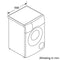 Bosch WNC254A0NL - Was-droogcombinatie - I-DOS - AutoDry - 6 kg wassen/drogen