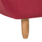ALSTEN - Chaise longue - Rood - Symmetrisch - Polyester