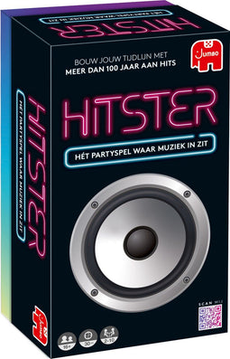 Jumbo Hitster Original - Nederlandstalig Partyspel - 308 muziekkaarten - 37 fiches