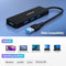 HOPDAY Ultra Slim USB 3.0 Hub - 4 Poorten - 5 Gbps - Zwart