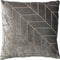 Dutch Decor ELISA - Sierkussen velvet - 45x45 cm - Wet Weather - grijs - Inclusief binnenkussen