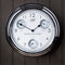 Riviera Maison Wandklok - World Cities Clock - Zilver - 1 Stuks