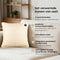 Saaf - Warmtekussen - 3 warmtestanden - Draadloos - Oplaadbaar - Bouclé Off-white - 40 x 40 cm