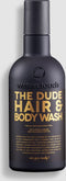Waterclouds The Dude Hair & Body Wash - 250 ml- Normale shampoo - Voor Alle haartypes -
