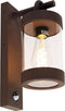 TRIO SAMBESI - Wandlamp - Bewegingssensor - Roestbruin - IP44