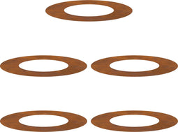 vidaXL - Boomring - 5 - stks - Ø40/70 - cm - Weerbestendig - Staal