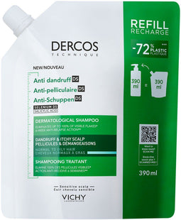 Vichy Dercos Anti-Roos DS Shampoo - Voor normaal tot vet haar - Seleniumdisulfide en Salicylzuur - 390ml