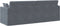 vidaXL - Ligbed/Bank - 2-in-1 - Donkergrijs - 213x144x60 - cm - Fluweel
