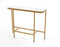 Coast Sidetable Wit/Goud – Moderne Consoletafel met Marmerlook Blad – 110 x 30 x 91 cm
