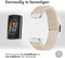 imoshion Elastisch nylon bandje - Geschikt voor Fitbit Charge 5, Charge 6 - Beige - One Size