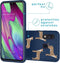 iMoshion Design voor de Samsung Galaxy A40 hoesje - Luipaard - Blauw