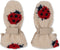 Konges Sløjd Jody Teddy wanten - Ladybug sand - Want - Kinderwanten - Maat 12-18 maand