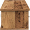 vidaXL - Wandkast - 60x26x18,5 - cm - bewerkt - hout - oud - houtkleurig
