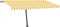 vidaXL - Luifel - automatisch - met - LED - en - windsensor - 400x350 - cm - geel - en - wit