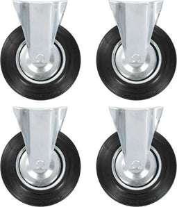 vidaXL - 8 - st - Wielen - vast - 200 - mm