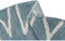 Vloerkleed kinderkamer Round ABC Vintage Blue-Natural