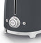 Smeg TSF01GREU - Broodrooster - 950W 2 sleuven 6 bruining-niveaus - Grijs
