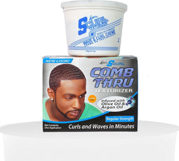 Hair Texturiser Luster Scurl Comb Thru Kit Regular Curly Hair