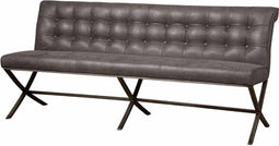 Tower living Barcelona bench 155 - fabric cherokee 1 grey