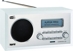Imperial DABMAN 30 - DAB+ en FM Radio - LCD scherm 6,98 cm - Zilver/Wit